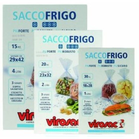SACCHI FRIGO CON LEGACCI PZ. 40 CM 19 X 28 SACCHI FRIGO CON LEGACCI PZ. 40 CM 19 X 28