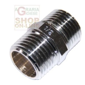 VITE DOPPIA IN OTTONE CROMATO ART. 280 GR.1/2 VITE DOPPIA IN OTTONE CROMATO ART. 280 GR.1/2