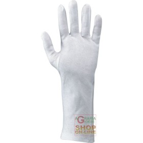 GUANTO COTONE BIANCO CM 35  TG  10 GUANTO COTONE BIANCO CM 35 TG 10