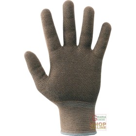 GUANTO IN FIBRA DI BAMBOO  PALMO PUNTINATO  TG  7 COLORE VERDE   TG  9 COLORE MARRONE GUANTO IN FIBRA DI BAMBOO PALMO PUNTINATO TG 7 COLORE VERDE TG