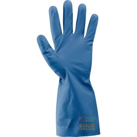 GUANTO NON SUPPORTATO IN NITRILE  CLORINATO INTERNAMENTE  COLORE AZZURRO  TG  7 8 9 10 GUANTO NON SUPPORTATO IN NITRILE CLORINATO INTERNAMENTE COLORE