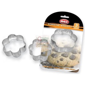 MAX SET 3 FORME BISCOTTI FIORE MAX SET 3 FORME BISCOTTI FIORE