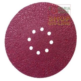 DISCO ABRASIVO NORTON VELCRO DIAMETRO MM. 225 CON 8 FORI GRANA 120 DISCO ABRASIVO NORTON VELCRO DIAMETRO MM. 225 CON 8 FORI GRANA