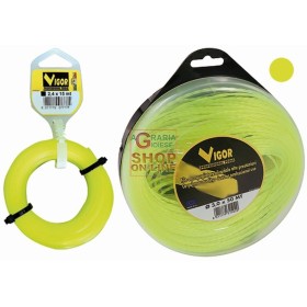 VIGOR FILO PER DECESPUGLIATORE TONDO MT. 15 DIAM. 2 MM. VIGOR FILO PER DECESPUGLIATORE TONDO MT. 15 DIAM. 2 MM.