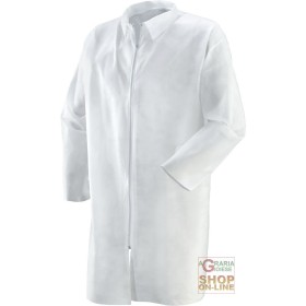 CAMICI CON CERNIERA IN PLP GR 40  COLORE BIANCO TG  M XXL CAMICI CON CERNIERA IN PLP GR 40 COLORE BIANCO TG M XXL