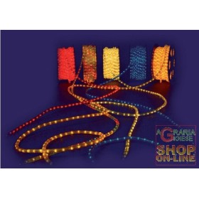 TUBO LUMINOSO 36 LUCI/METRO ROSSO 15418 TUBO LUMINOSO 36 LUCI/METRO ROSSO 15418