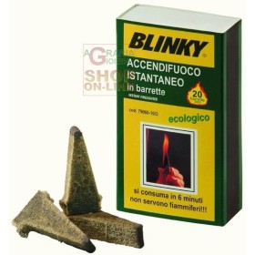 BLINKY ACCENDIFUOCO ECOLOGICO A FIAMMIFERO ISTANTANEO PZ. 20 BLINKY ACCENDIFUOCO ECOLOGICO A FIAMMIFERO ISTANTANEO PZ. 20
