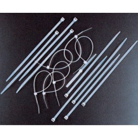 FASCETTE DI CABLAGGIO NYLON NERE MM. 2,5 X 98 PZ. 100 FASCETTE DI CABLAGGIO NYLON NERE MM. 2,5 X 98 PZ. 100
