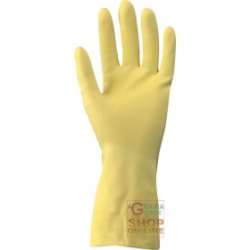 GUANTO CASALINGO FLOCCATO INTERNAMENTE  COLORE GIALLO  TG  7 8 9 GUANTO CASALINGO FLOCCATO INTERNAMENTE COLORE GIALLO TG 7 8 9