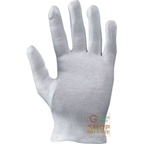 GUANTO COTONE BIANCO TIPO CAMERIERE  TG  S M L GUANTO COTONE BIANCO TIPO CAMERIERE TG S M L
