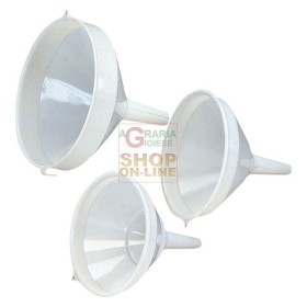 IMBUTO IN PLASTICA SENZA FILTRO BIANCO CM. 10 IMBUTO IN PLASTICA SENZA FILTRO BIANCO CM. 10
