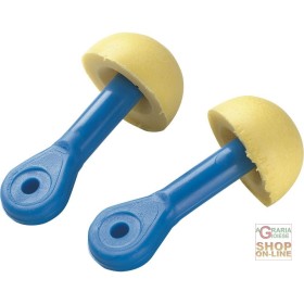 INSERTI AURICOLARI CON GAMBINO BLU E SENZA CORDINO  AL PAIO INSERTI AURICOLARI CON GAMBINO BLU E SENZA CORDINO AL PAIO