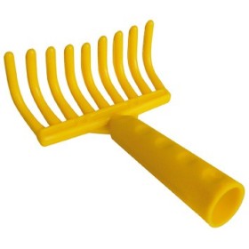 RASTRELLO IN PLASTICA 9 DENTI PER OLIVE FORATO RASTRELLO IN PLASTICA 9 DENTI PER OLIVE FORATO