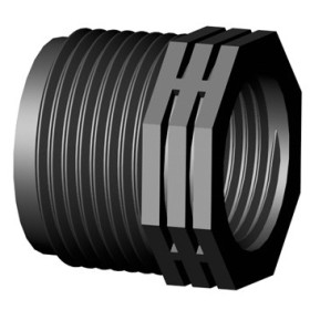 RIDUZIONE FILETTATA NERA M/F 1 1/2 RIDUZIONE FILETTATA NERA M/F 1 -1/2
