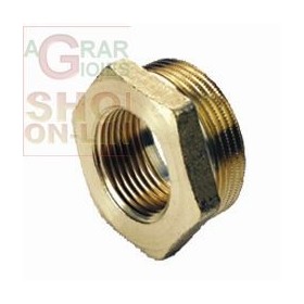 RIDUZIONE IN OTTONE GIALLO M. F. ART.241 GR. 3/4 X 1/2 RIDUZIONE IN OTTONE GIALLO M. F. ART.241 GR. 3/4 X 1/2