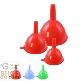 SET 3 PEZZI IMBUTI IN PLASTICA CM. 9 11 13 SET 3 PEZZI IMBUTI IN PLASTICA CM. 9 11 13