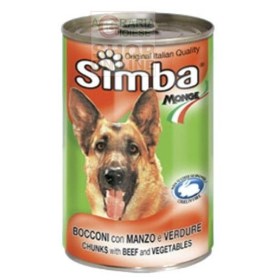 SIMBA BOCCONCINI PER CANI CON MANZO/VERDURE KG. 1,230 SIMBA BOCCONCINI PER CANI CON MANZO/VERDURE KG. 1,230