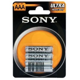 SONY BATT. MINI STILO ZINCO CLORIDE BL.4 PZ. SONY BATT. MINI STILO ZINCO CLORIDE BL.4 PZ.