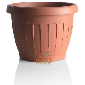 VASO IN PLASTICA BAMA TERRACOTTA CM. 15 VASO IN PLASTICA BAMA TERRACOTTA CM. 15