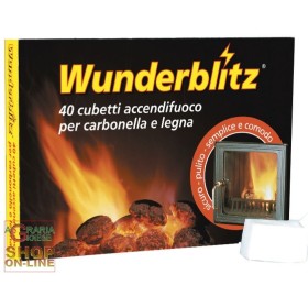 WUNDERBLITZ ACCENDIFUOCO CUBETTI 40 PZ. WUNDERBLITZ ACCENDIFUOCO CUBETTI 40 PZ.