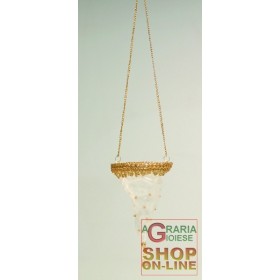 PORTA TEA LIGHT ORGANZA SOSP ASSORTITO PORTA TEA LIGHT ORGANZA SOSP ASSORTITO