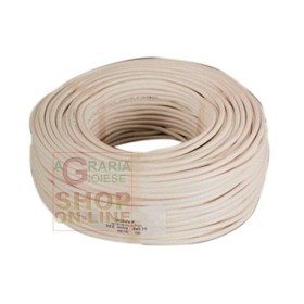 CAVO ELETTRICO BIPOLARE SEZ. 2 X 1,5 BIANCO CAVO ELETTRICO BIPOLARE SEZ. 2 X 1,5 BIANCO