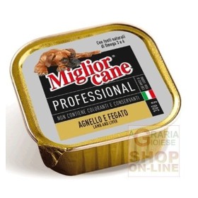 MIGLIORCANE PROFESSIONAL CON AGNELLO E FEGATO GR. 300 MIGLIORCANE PROFESSIONAL CON AGNELLO E FEGATO GR. 300