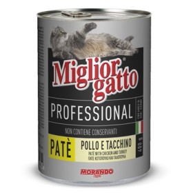 MIGLIORGATTO PATE PROFESSIONAL POLLO E TACCHINO GR.400 MIGLIORGATTO PATE PROFESSIONAL POLLO E TACCHINO GR.400