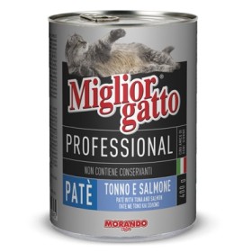 MIGLIORGATTO PATE PROFESSIONAL TONNO SALMONE GR.400 MIGLIORGATTO PATE PROFESSIONAL TONNO SALMONE GR.400