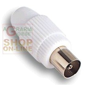 FME ART. 32.000 SPINA COASSIALE DIRITTA PER CAVO ANTENNA TV MM. 7 FME ART. 32.000 SPINA COASSIALE DIRITTA PER CAVO ANTENNA TV MM.