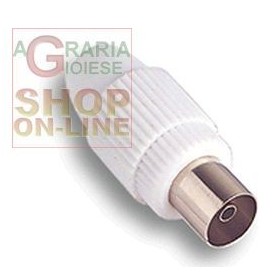 FME ART.32.020 PRESA COASSIALE DIRITTA PER CAVO ANTENNA TV MM. 7 FME ART.32.020 PRESA COASSIALE DIRITTA PER CAVO ANTENNA TV MM. 7