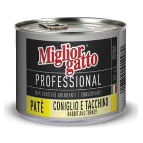 MIGLIORGATTO PATE PROFESSIONAL CONIGLIO E TACCHINO GR.200 MIGLIORGATTO PATE PROFESSIONAL CONIGLIO E TACCHINO GR.200