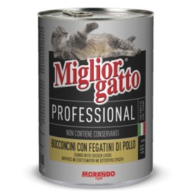 MIGLIORGATTO PROFESSIOLNAL CON FEGATINI DI POLLO GR. 405 MIGLIORGATTO PROFESSIOLNAL CON FEGATINI DI POLLO GR. 405
