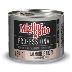 MIGLIORGATTO PROFESSIONAL ASPIC CON SALMONE E TROTA GR. 200 MIGLIORGATTO PROFESSIONAL ASPIC CON SALMONE E TROTA GR. 200