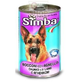 SIMBA BOCCONCINI PER CANI CON AGNELLO GR. 415 SIMBA BOCCONCINI PER CANI CON AGNELLO GR. 415