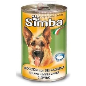 SIMBA BOCCONCINI PER CANI CON SELVAGGINA GR. 415 SIMBA BOCCONCINI PER CANI CON SELVAGGINA GR. 415