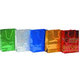 BUSTE REGALO NATALIZIE LASER ASSORTITE CM.25X20 BUSTE REGALO NATALIZIE LASER ASSORTITE CM.25X20