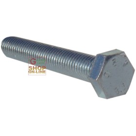 BULLONE ACCIAIO ZICANTO FILETTATO INTERO TESTA ESAGONALE UNI-5739 MM. 10X30 BULLONE ACCIAIO ZICANTO FILETTATO INTERO TESTA ESAGONALE