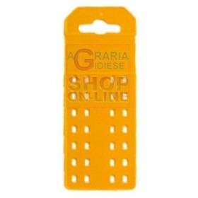 PLACCHETTA IN RESINA FLESSIBILE COLORE GIALLO CM. 14,5 X 55 PLACCHETTA IN RESINA FLESSIBILE COLORE GIALLO CM. 14,5 X 55