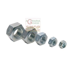 DADI ESAGONALI ZINCATI UNI-5588 10 MA PZ. 200 DADI ESAGONALI ZINCATI UNI-5588 10 MA PZ. 200