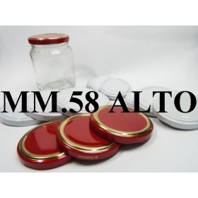 TAPPO  58 ALTO PER VASETTO IN VETRO TAPPO 58 ALTO PER VASETTO IN VETRO