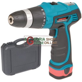 CONCORD TRAPANO AVVITATORE A BATTERIA LITIO 10,8 VOLT FDL 30 CONCORD TRAPANO AVVITATORE A BATTERIA LITIO 10,8 VOLT FDL 30