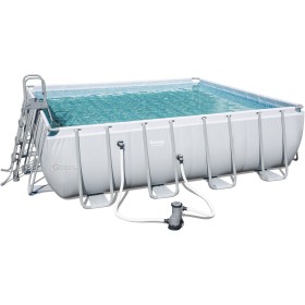 BESTWAY 56626 PISCINA CON TELAIO COMPLETA CM. 488x488x122h. BESTWAY 56626 PISCINA CON TELAIO COMPLETA CM. 488X488X122H