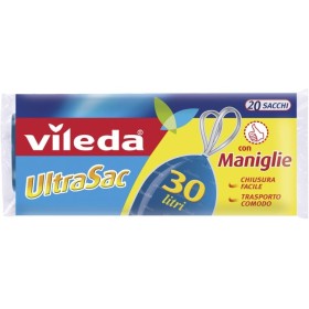 Vileda UltraSac Sacchi Universale Immondizia cm. 50x60 lt. 30 con maniglia Vileda UltraSac Sacchi Universale Immondizia cm. 50x60 lt. 30 con maniglia
