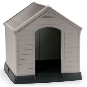 CUCCIA PER CANI DOG HOUSE KETER TETTO COLORE TERRACOTTA CM 95x99x99h CUCCIA PER CANI DOG HOUSE KETER TETTO COLORE TERRACOTTA CM