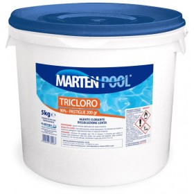 TRICLORO IN PASTIGLIE PER PISCINE KG. 5 TRICLORO IN PASTIGLIE PER PISCINE KG. 5
