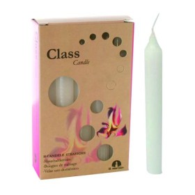CANDELE DI CERA STEARICHE BIANCO ASTUCCIO PZ. 10 CM. 1,5x15h CANDELE DI CERA STEARICHE BIANCO ASTUCCIO PZ. 10 CM. 1,5x15h
