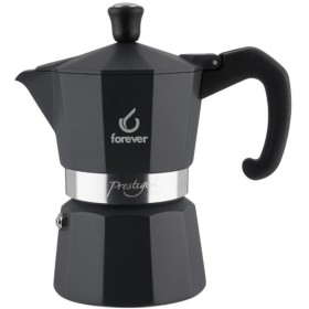 FOREVER Macchina del caffè caffettiera Prestige Noblesse nera 1 tazza FOREVER Macchina del caffè caffettiera Prestige Noblesse nera 1