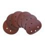 DISCO ABRASIVO CON FISSAGGIO A STRAPPO 6 FORI MM. 150 GR.40