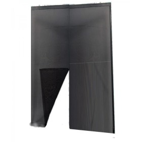 ZANZARIERA ADESIVA CON FISSAGGIO A STRAPPO IRS CM. 140x250 PER PORTA NERO ZANZARIERA ADESIVA CON FISSAGGIO A STRAPPO IRS CM. 140x250 PER